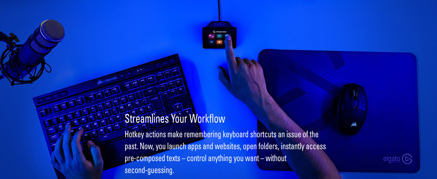 shortcuts; hotkey; automation; workflow; control recording; streaming; gaming; live production