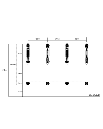 Steadyrack Wall Spacing Guide