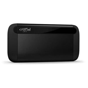 Crucial X8 1TB Portable SSD - Up to 1050MB/s - PC and Mac - USB 3.2 External Solid State Drive - CT1000X8SSD9