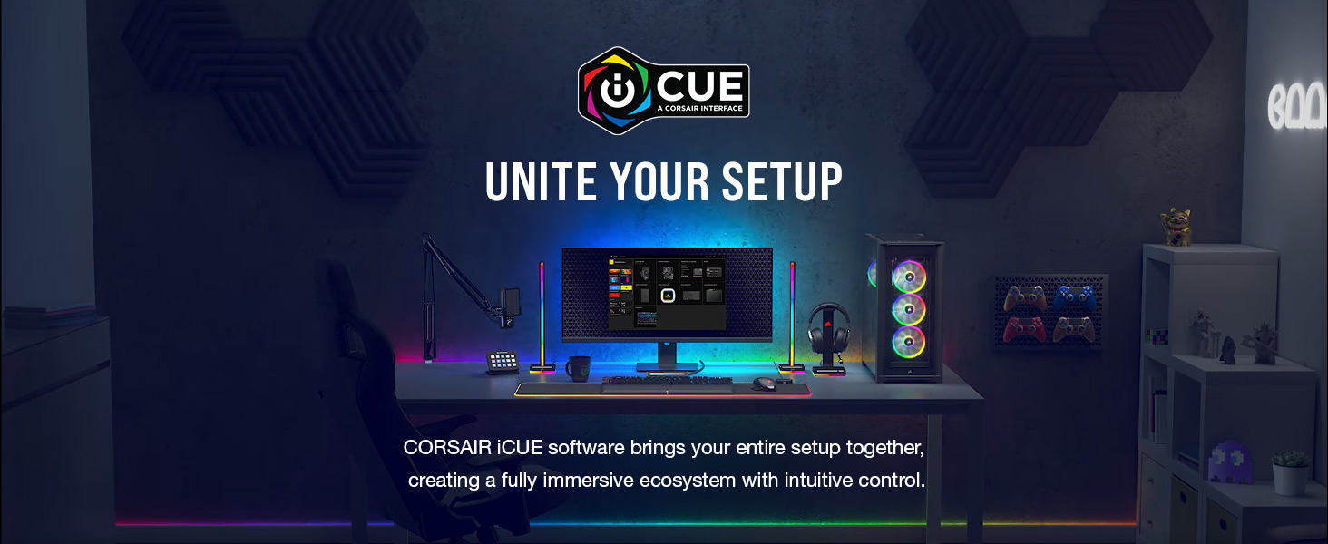 CORSAIR iCUE, icue, rgb gaming keyboard, rgb keyboard