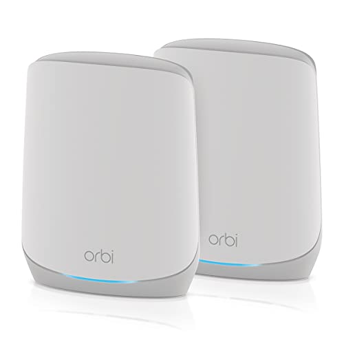 NETGEAR Orbi 6 Mesh Triband WiFi System (RBK762S) - Router with 1 Satellite Extender