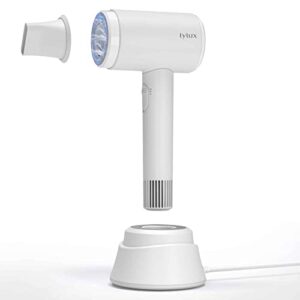 LYLUX Cordless Hair Dryer-Rechargeable Battery Hair Dryers-Low-Heat Hair Care Blow Dryer-Portable Wireless Hairdryer for Camping Travel Blackout-110