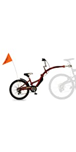 trail bike, bicycle trailer, child bike trailer , tag along