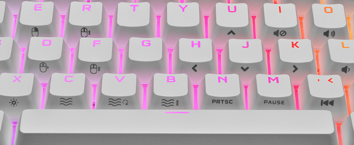 K65 RGB MINI WHITE - Gallery Image 4