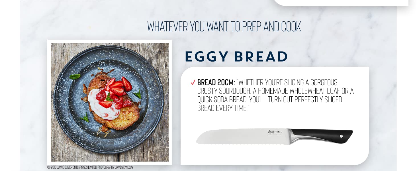 Eggy Break with the 20cm Bread Knife