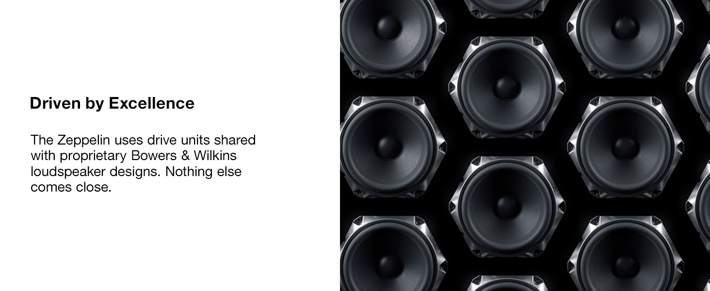 Bowers & Wilkins Zeppelin Wireless Smart Speaker with Alexa Built-In