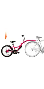 trail bike, picollo bike, bike tow bar, trailgator, trail gator
