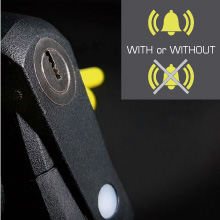 artago, anti-theft, auto, alarm, car, dashboard, steering wheel, padlock, 870, yellow