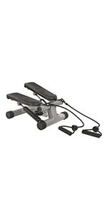 Sunny Health & Fitness Mini Stepper w/ Bands