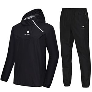 HOTSUIT Sauna Suit Men Jacket Pant Gym Workout Sweat Suits