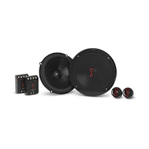JBL Stage3 607C 2-Way Component Car Speakers Set - 250 Watt JBL Pro Sound Car Audio Components System with 6.5 inch Speaker and separate Tweete