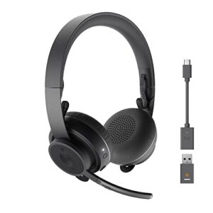 Logitech Zone 900 Over-Ear Wireless Bluetooth Headset with advanced noise-cancelling microphone