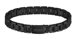 BOSS Jewelry Men's Metal Links Essentials Collection Link Bracelet - 1580196