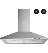 Firegas 52cm Integrated Cooker Hood, Built-in Cupboard Canopy Extractor Hood, Duct/Recirculating ...