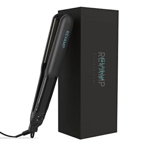 REVAMP Progloss Steam Care Ceramic Hair Straightener - Salon Straightener with Slimline Steam Chamber