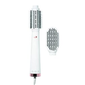 T3 AireBrush Duo Interchangeable Hot Air Blow Dry Brush with Two Attachments – Includes 15 Heat and Speed Combinations