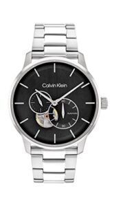 Calvin Klein Automatic Watch for Men with Silver Stainless Steel Bracelet - 25200148