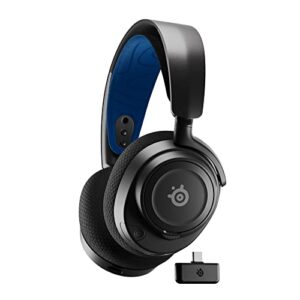 SteelSeries Arctis Nova 7P - Wireless Multi-System Gaming & Mobile Headset - Nova Acoustic System - 2.4GHz & Simultaneous Bluetooth - 38Hr Battery - ClearCast Gen2 Mic - PlayStation