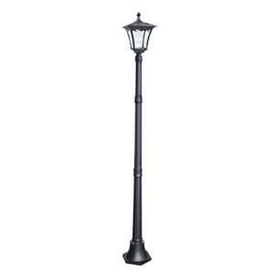 Kemeco ST4301B 76" Outdoor Garden Solar Lamp Post Light LED Aluminum Street Style for Exterior Landscape Deck Pathway Driveway Patio Yard