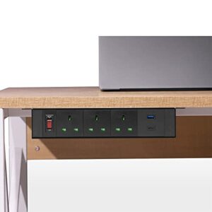 Desk Power Socket with USB C