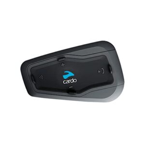 Cardo FRC1P001 - FREECOM 1 Plus Motorcycle 2-Way Bluetooth Communication System Headset - Black