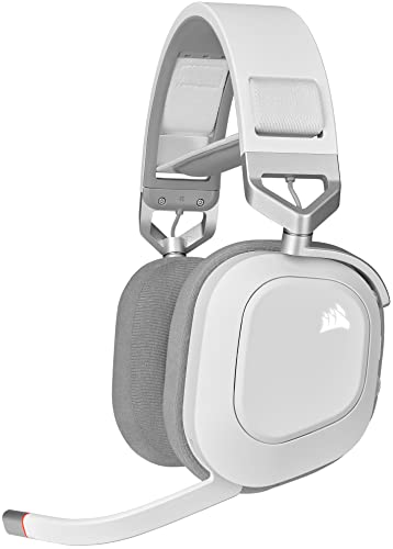 Corsair HS80 RGB WIRELESS Premium Gaming Headset with Dolby Atmos Audio (Low-Latency