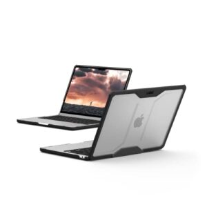 UAG Designed for MacBook Air 13" Case 2022 M2 (A2681) Plyo Ice/Black