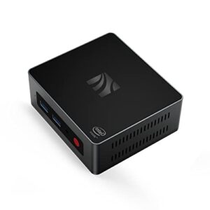 KUYIA Desktop PC Business Computer Windows 10 8GB RAM 128G SSD Celeron J4125(up to 2.7GHz) Processor Supports 4K HD Dual HDMI WiFi (2.4G+5.8G) Etherne