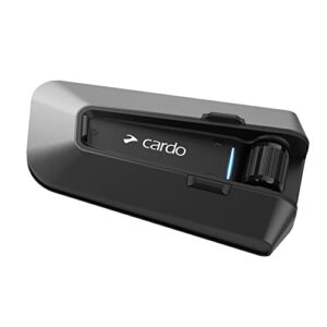 CARDO PT200001 Packtalk Edge Motorcycle Bluetooth Communication System Headset Intercom - Single Pack