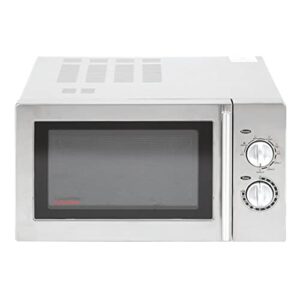 Caterlite Commercial Microwave Oven 900W Light Duty Stainless Steel Appliance