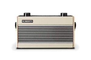 Roberts Rambler BT Retro - Digital Radio Bluetooth - DAB/DAB+/FM RDS - Portable Radio - Retro Radio - Pastel Cream