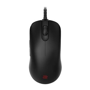 BenQ Zowie FK2-C Symmetrical Gaming Mouse for Esports |Weight-Reduced | Paracord Cable & 24-step Scroll Wheel for More Personal Preference| Driverless | Matte Black Coating | Medium Size