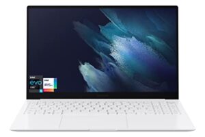 Samsung Galaxy Book Pro Intel Evo i5 with Windows 10 Home 15.6 Inch Laptop 8GB RAM 512GB Storage Mystic Silver (UK Version) - FREE Upgrade to Windows 11