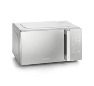 Hisense 700 Watts 20 Litre Silver Digital Solo Microwave Oven With 800W Grill H20MOMSS4HGUK Automatic Defrost