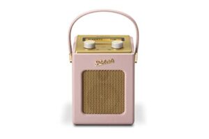 Roberts Radio Revival Mini DAB/DAB+/FM Digital Radio - Amazon Exclusive - Portable Radio - Dusky Pink