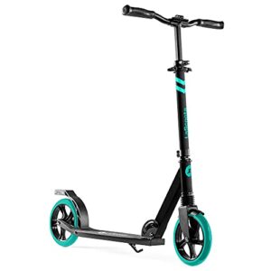 LaScoota Foldable Adult Scooter - Also Great as a Scooter for Kids Ages 8-12 & Teenagers 11-15 - Big 200mm Wheels - Kick Scooters With Shock Absorption - Great Gift - Up to 105kg