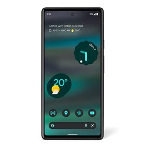 Google Pixel 6a – 128 GB-Unlocked Android 5G Smartphone with 12 megapixel camera and 24-hour battery – Sage