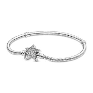 Pandora 599639C01 Women's Bracelet Silver Star Clasp