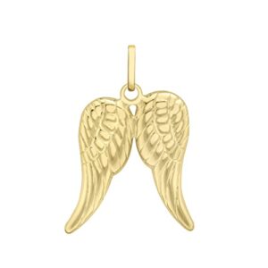 Carissima Gold Women's 9 ct Yellow Gold Angel Wings Charm Penda