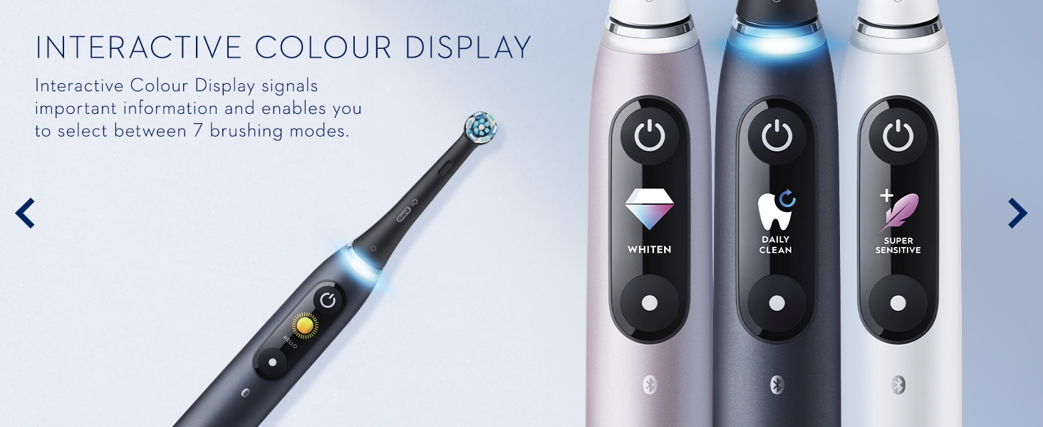Oral-B iO9 interactive colour display