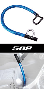 artago, anti-theft, auto, car, seat, steering wheel, padlock, 582, Reinforced, Universal