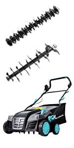 lawn scarifier and aerator