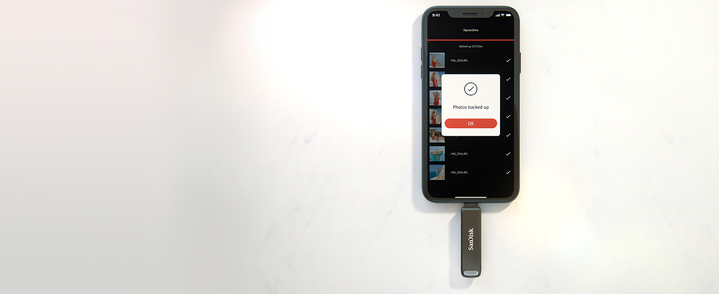 Automatic backup, SanDisk, iXpand Flash Drive