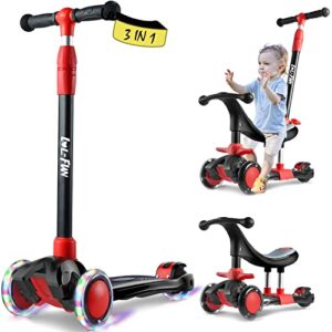 LOL-FUN 3 Wheels Scooter for Kids Ages 3-5 Boy Girl Toys 2 Year Old Gift