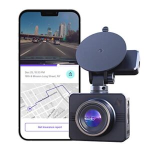 Nexar Beam GPS Dash Cam | HD Front Dash Cam | 2022 Model | 64 GB SD Card Included | Unlimited Cloud Storage | Parking Mode | WiFi