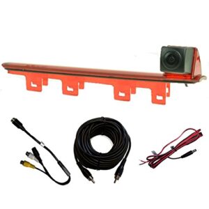 Reversing Camera Fits VW Transporter Van T5 T6 High Level Brake Light Replacement Mounting - Double Doors - 2010 Onwards - Camera only