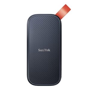SanDisk 2TB Portable SSD external SSD USB 3.2 Gen 2 up to 520 MB/s read speeds