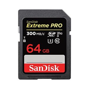 SanDisk Extreme PRO 64GB SDXC Memory Card up to 300MB/s