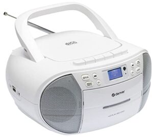 DAB Portable CD Player And Cassette Player Boombox