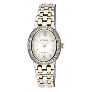 Citizen Women's Analog Eco-Drive Watch with Stainless Steel Strap EX1396-52A